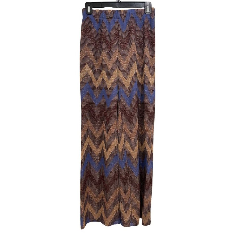 Sophie & Me Amsterdam Pants XS/S Wide Leg Glitter Stretch